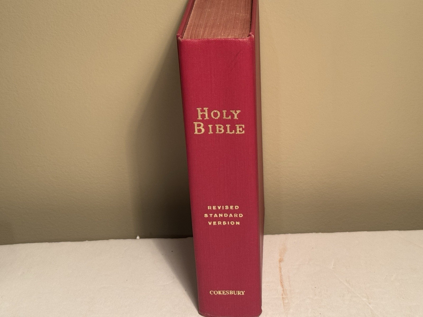 HOLY BIBLE Self Pronouncing RSV 1962 Cokesbury vtg Revised Standard illustrated