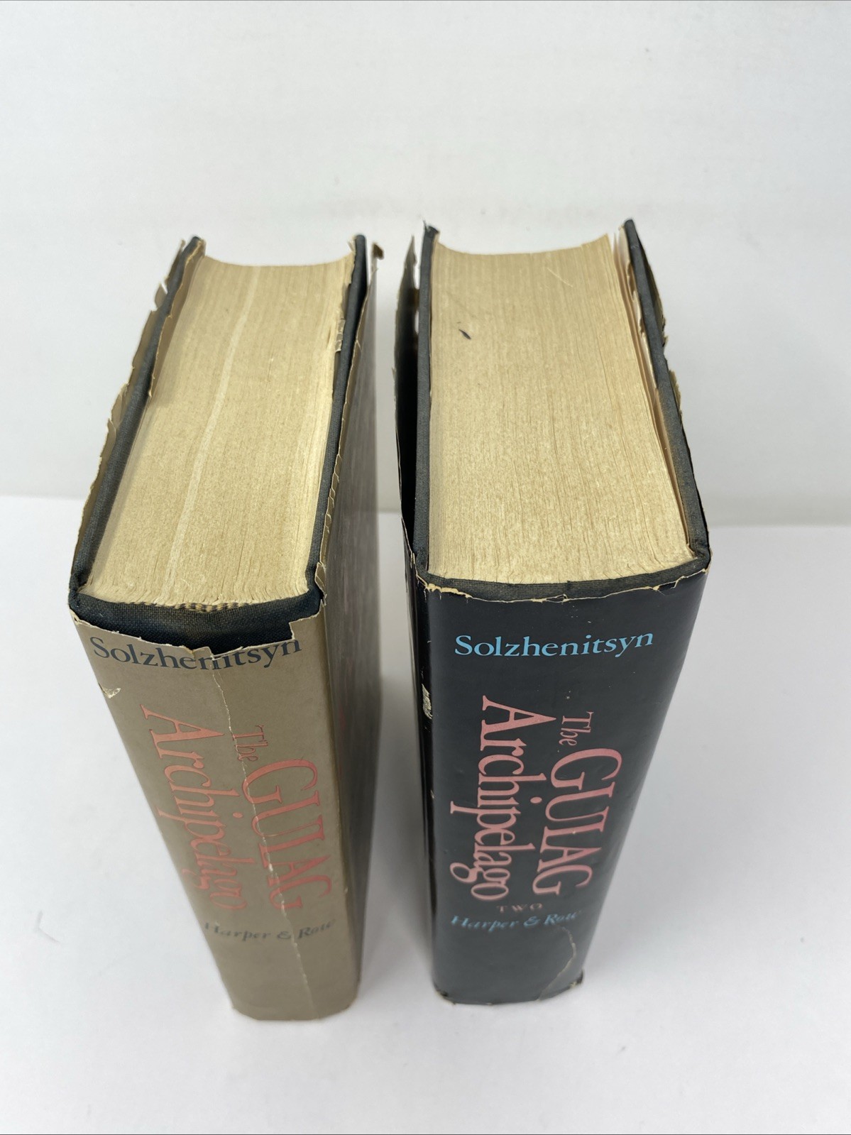 The Gulag Archipelago Volumes 1 & 2 Harper & Row HC – Both Book Club Editions