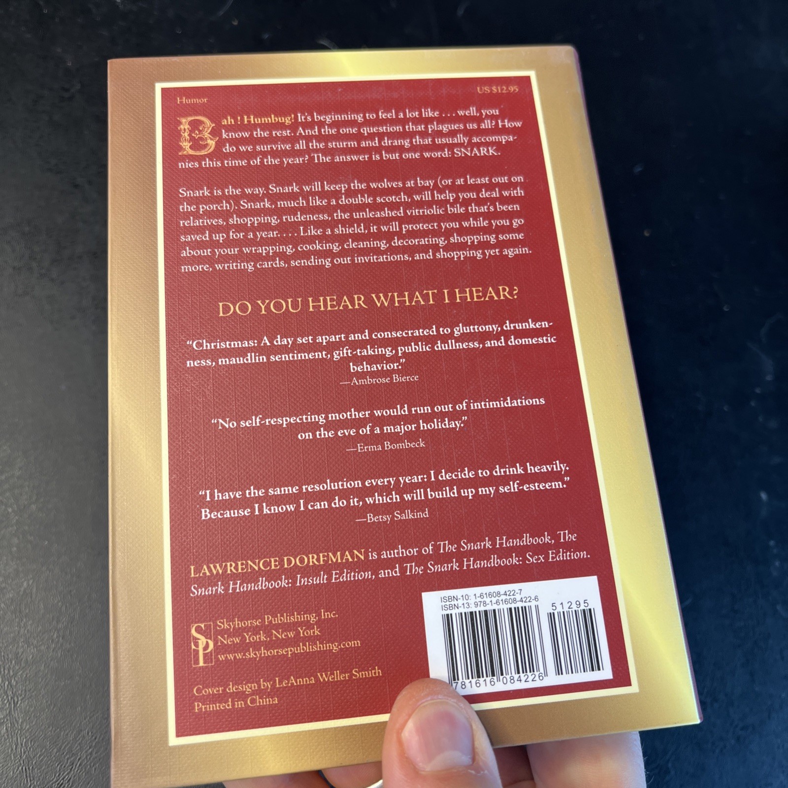 Snark! the Herald Angels Sing: Sarcasm, Bitterness and the Holiday Season