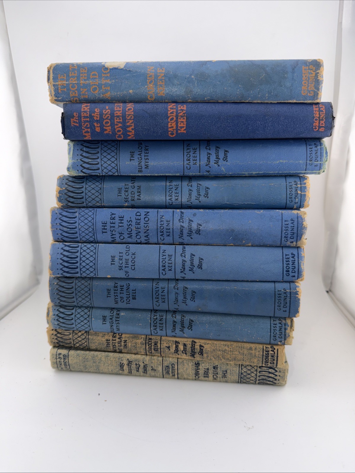 Vintage Nancy Drew Books Mixed Lot of 25 Hardcover Mystery 1936 through 1966