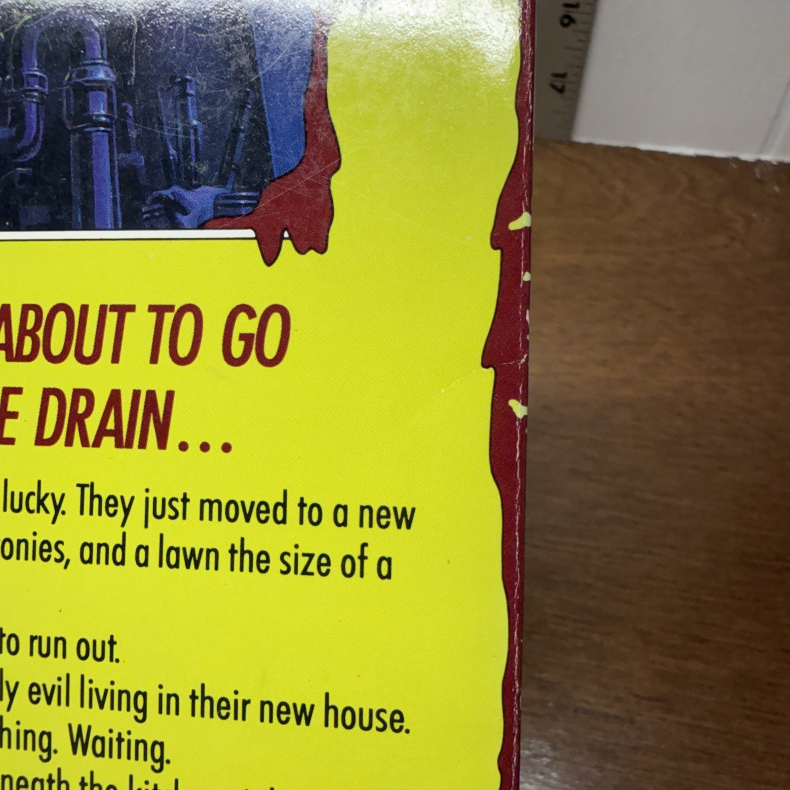 Goosebumps It Came From Beneath the Sink 1st Edition 1st Print 1995 RL Stine #30