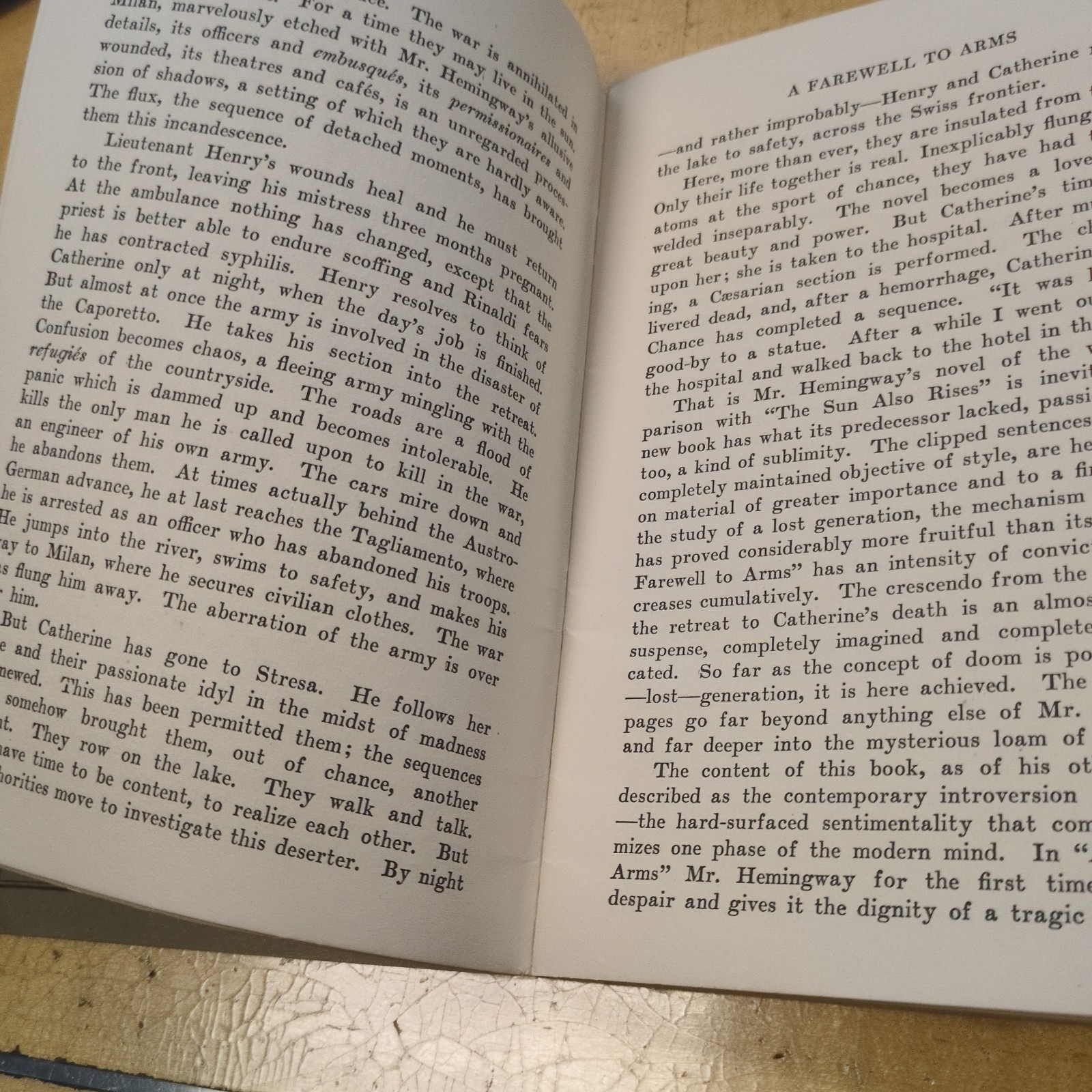 BOOKWISE November 1929 – A Farewell To Arms Hemingway – Segwick – Volume 1 No. 1