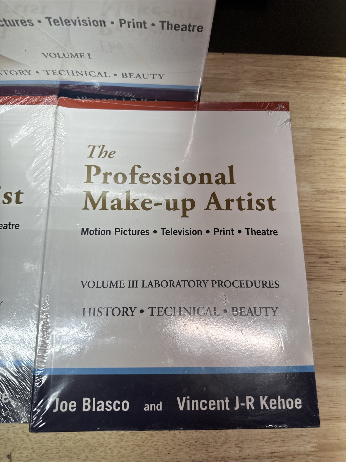 NEW The Professional Make-up Artist Volume 1,2,3 BOOK SET Blasco & Kehoe SEALED