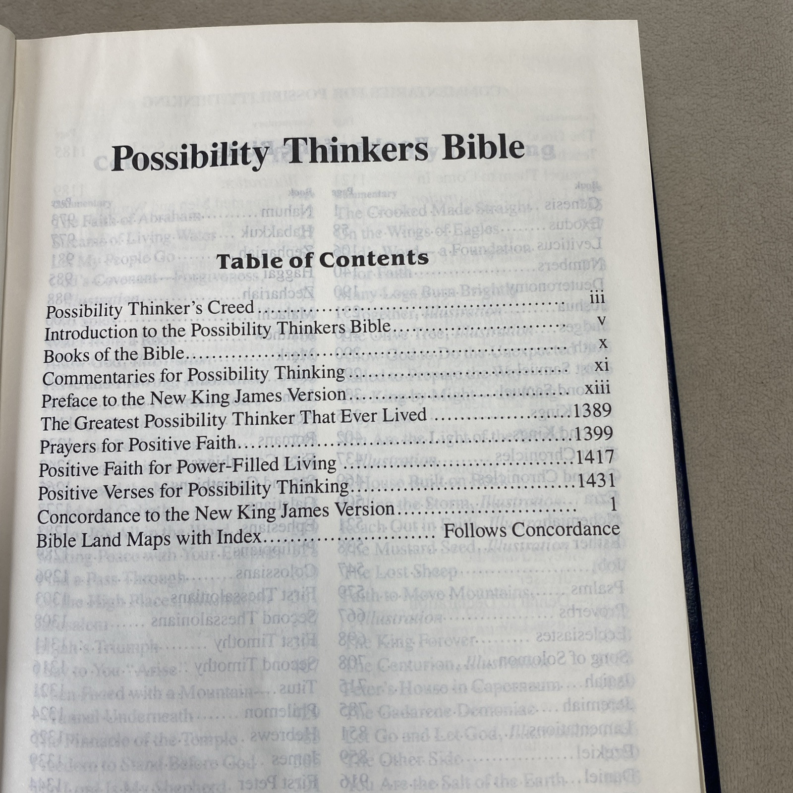 Holy Bible Possibility Thinkers Edition NKJV Robert Schuller 1984 Thomas Nelson