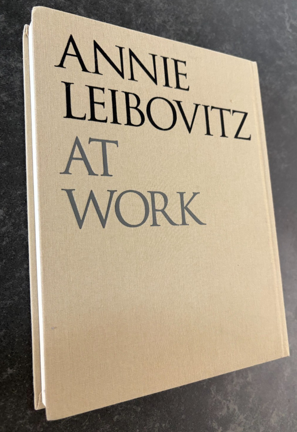 Annie Leibovitz at Work by Annie Leibovitz (2008, 1st Edition Hardcover) Very G
