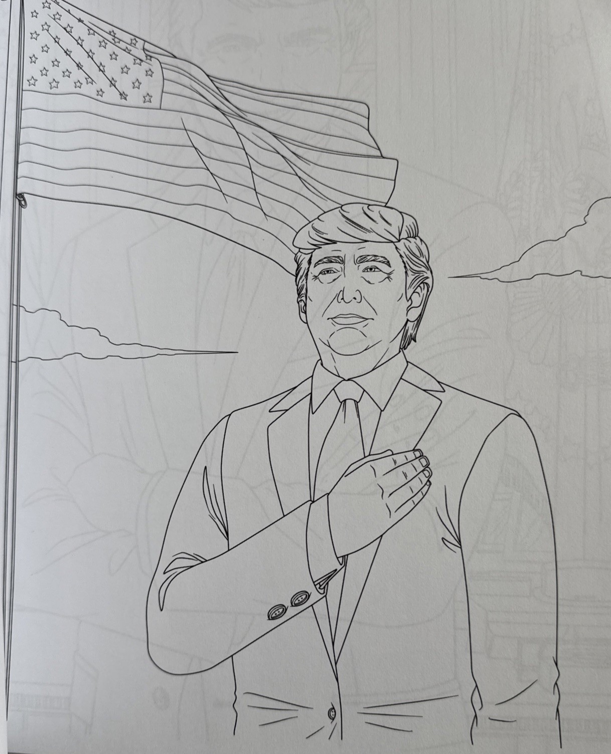 “THE TRUMP COLORING BOOK” by M.G. ANTHONY President Donald J POST HILL PRESS