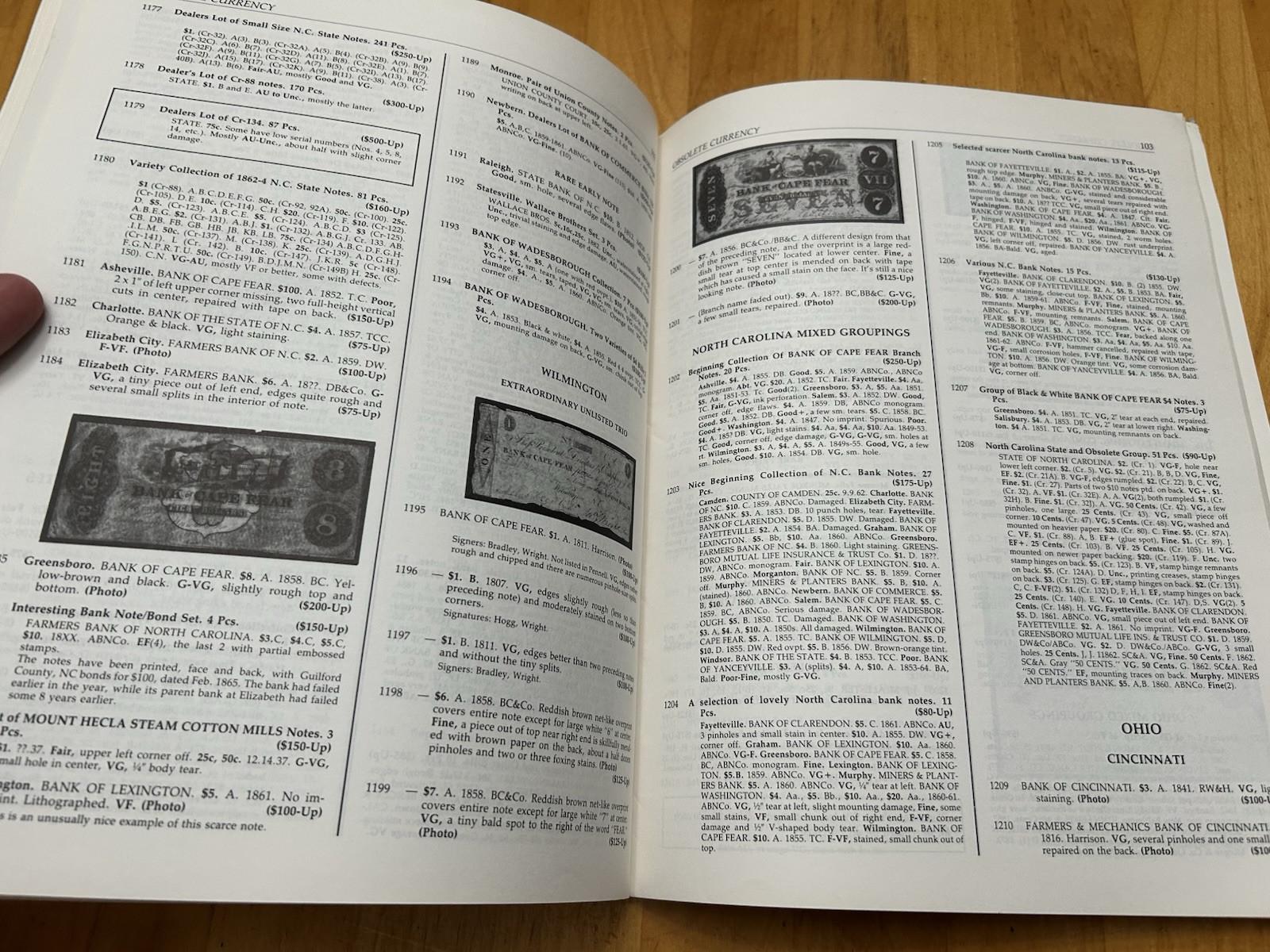 NASCA Auction Catalog Charles Affleck Collection 1983 U.S. Paper Money