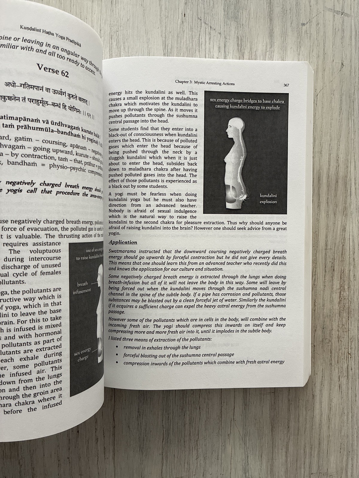 Kundalini Hatha Yoga Pradipika by Michael Beloved Body Posture Sanskrit Text SC
