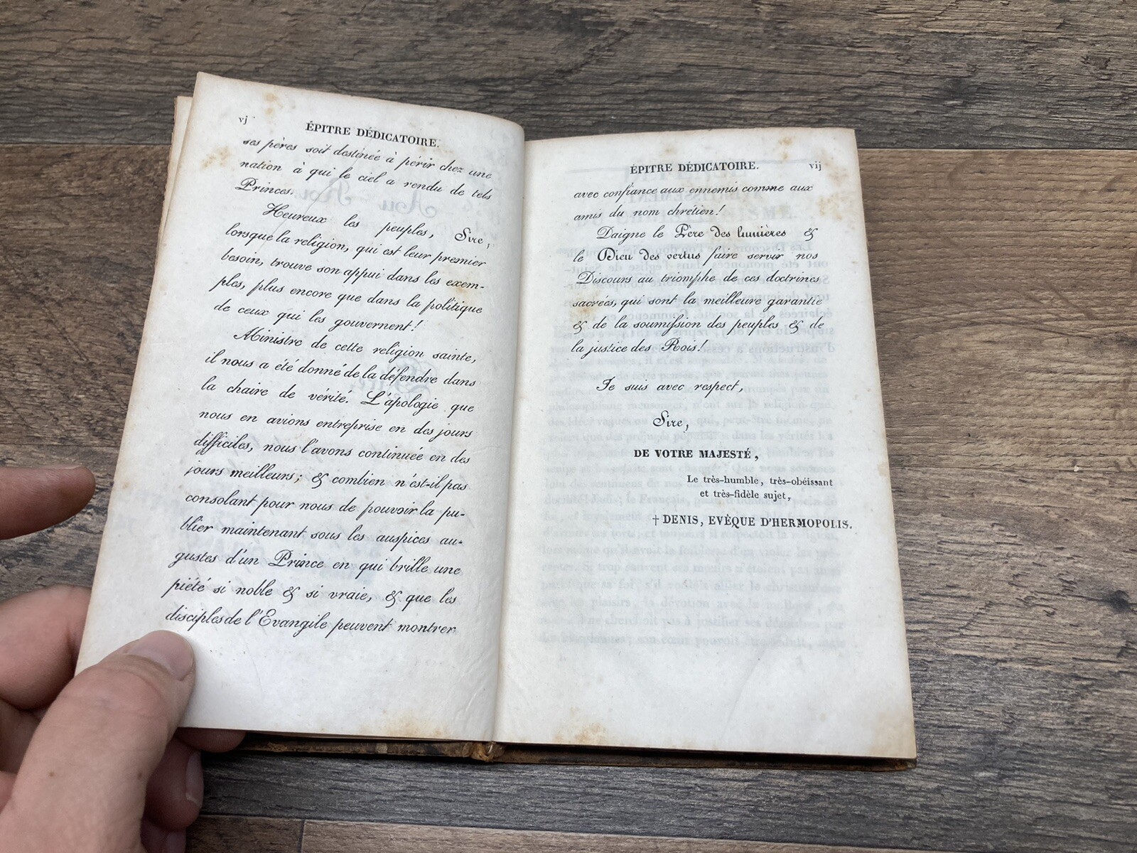 Defense du Christianisme, Frayssinous, 3 Volume Set Hardcover, 1836