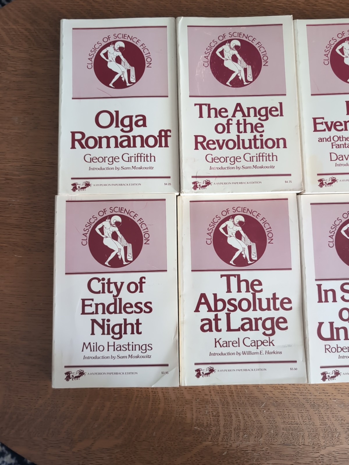 Classics Of Science Fiction Hyperion Press Paperback 10-Book Lot 1974