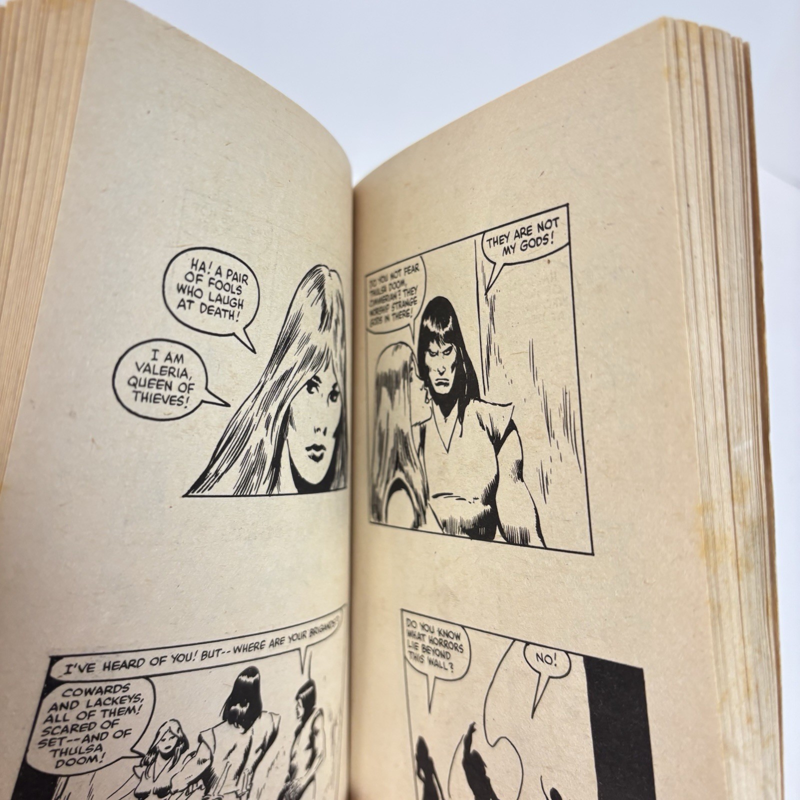 Conan The Barbarian Movie Adaptation Marvel Illustrated Book 1982 PB Graphic 3A