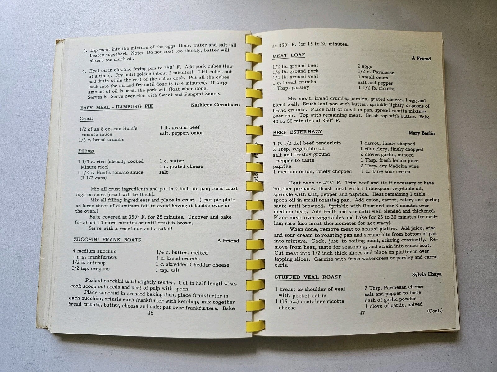 1985 Local Church Cookbook 190 Pages St. Joseph Church Berwick,PA.