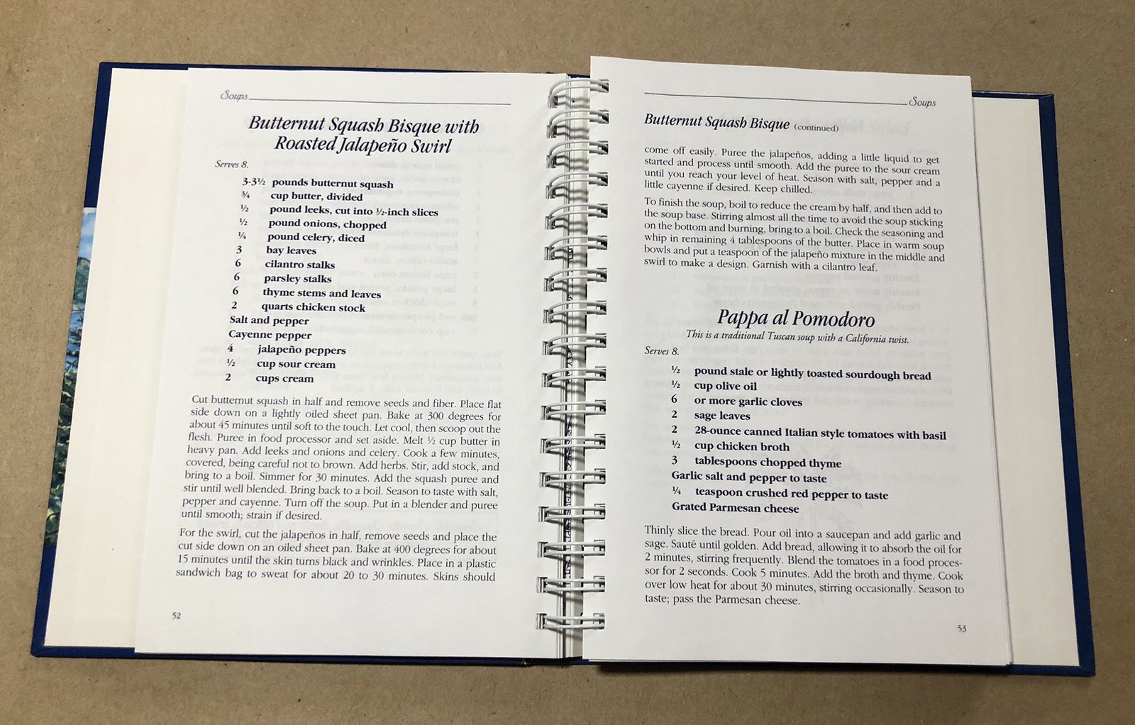 Sausalito: Cooking with a View Cookbook, 2002 HC Spiral California NEW