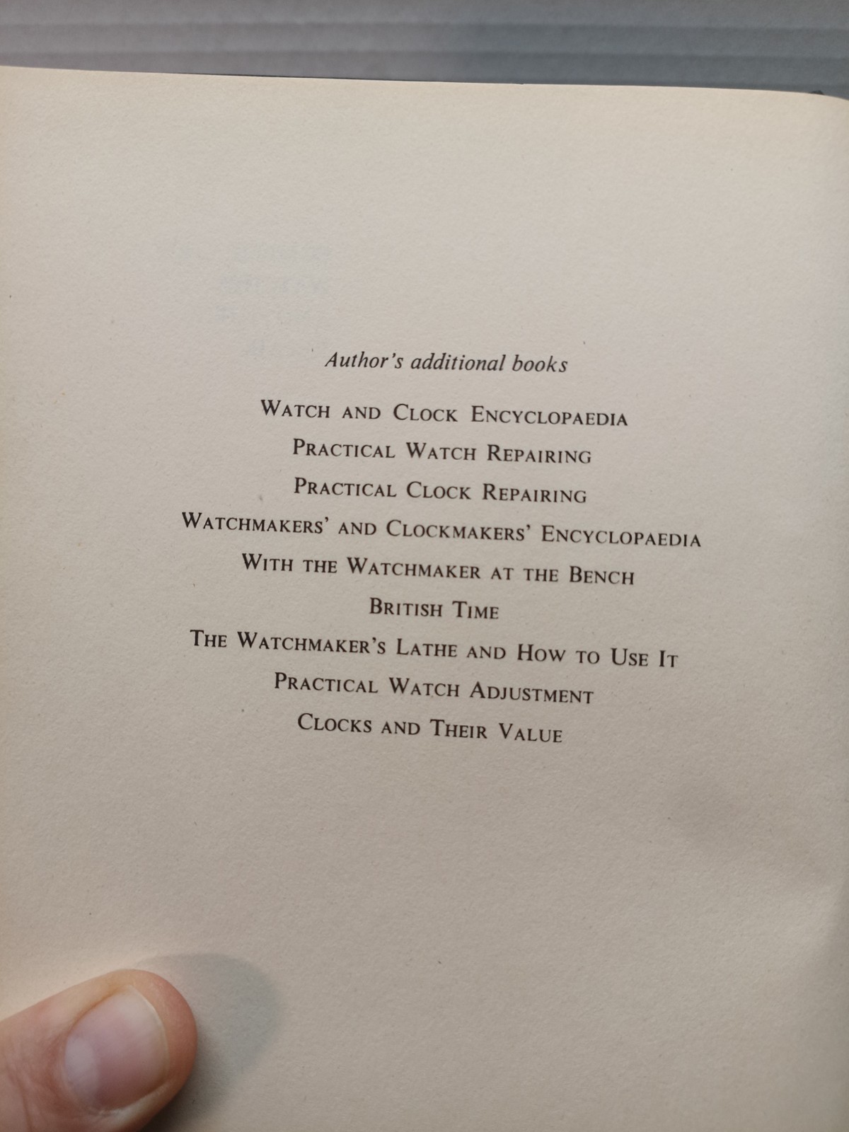 Complicated Watches And Their Repair by Donald de Carle F.B.H.I. (Hardcover)