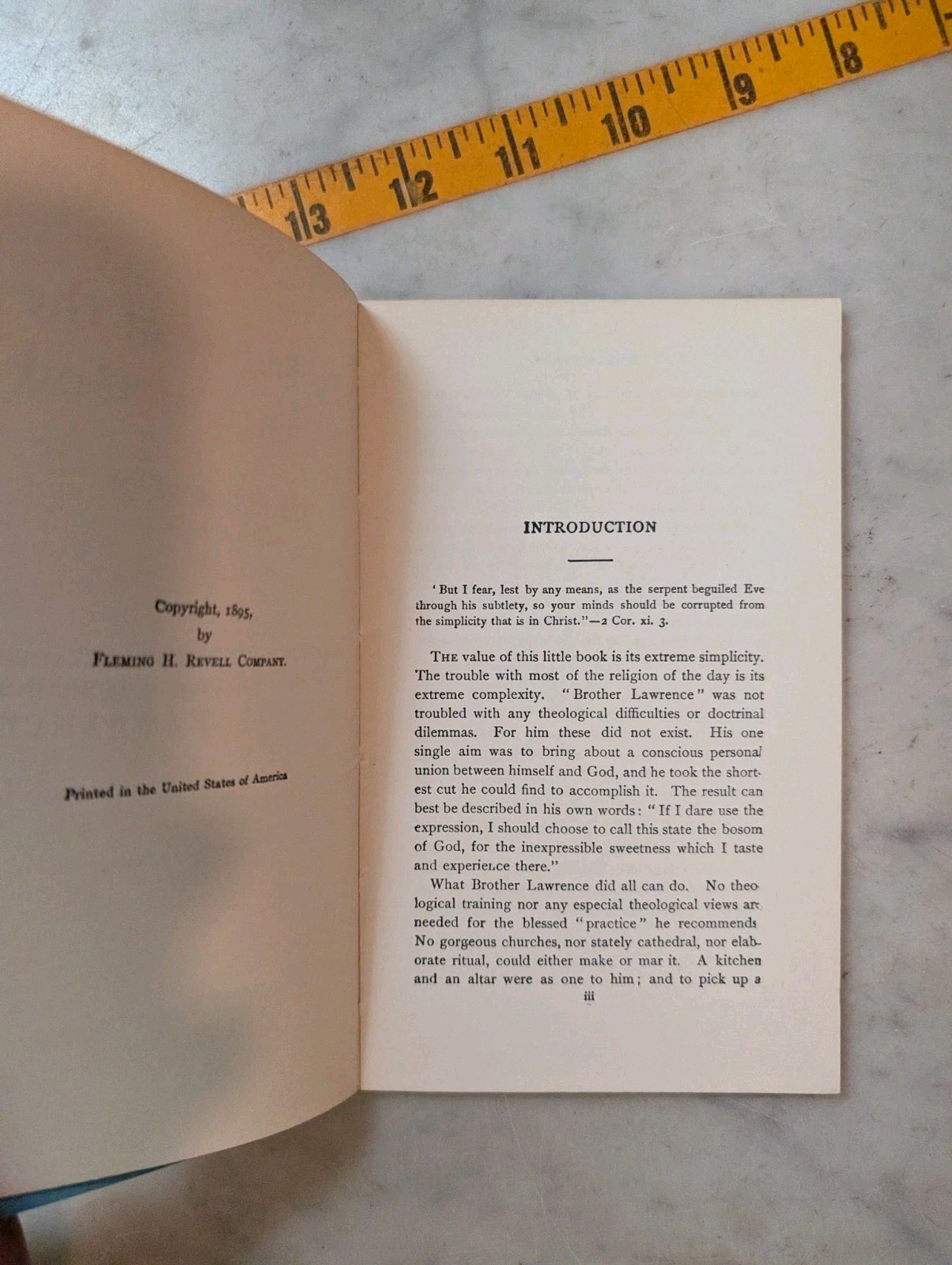 The Practice of the Presence of God – Brother Lawrence 1895 Book Fleming Revell