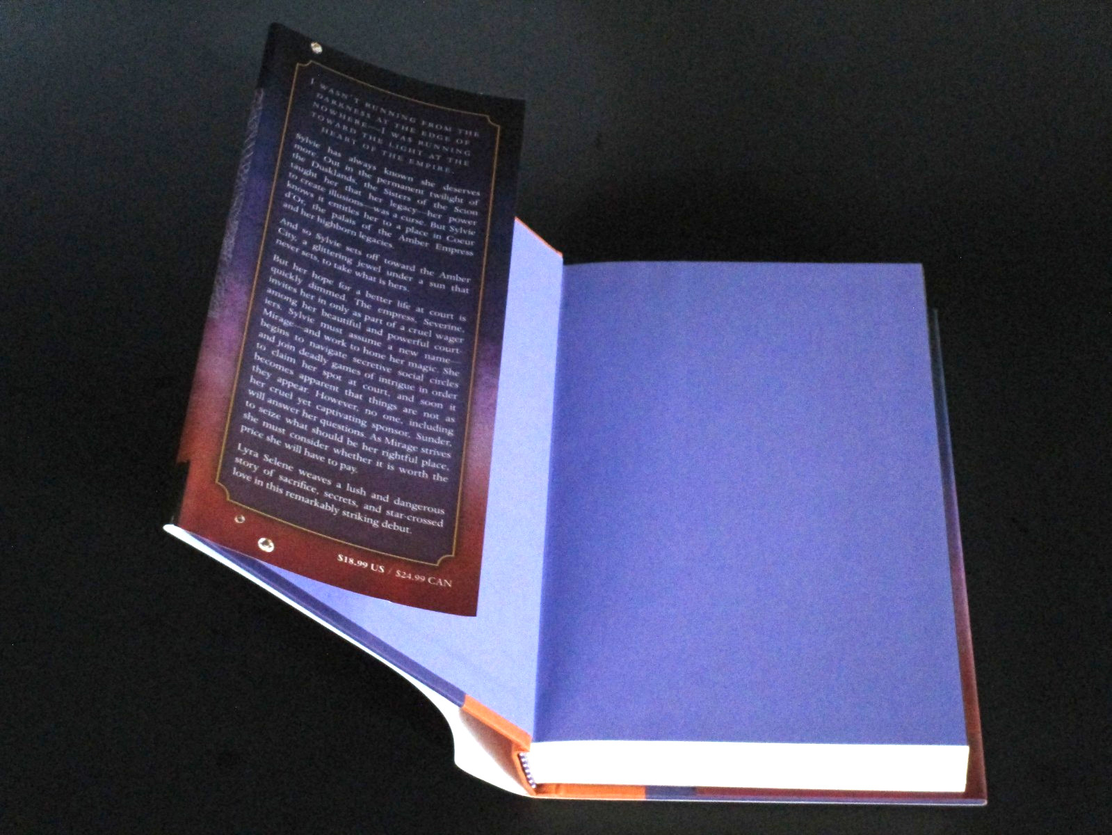 Amber & Dusk by Lyra Selene. Owlcrate Edition Signed by Author. Hardcover Book