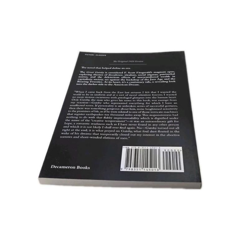 ​F Scott Fitzgerald The Great Gatsby New Unread Copy Classic American Fiction