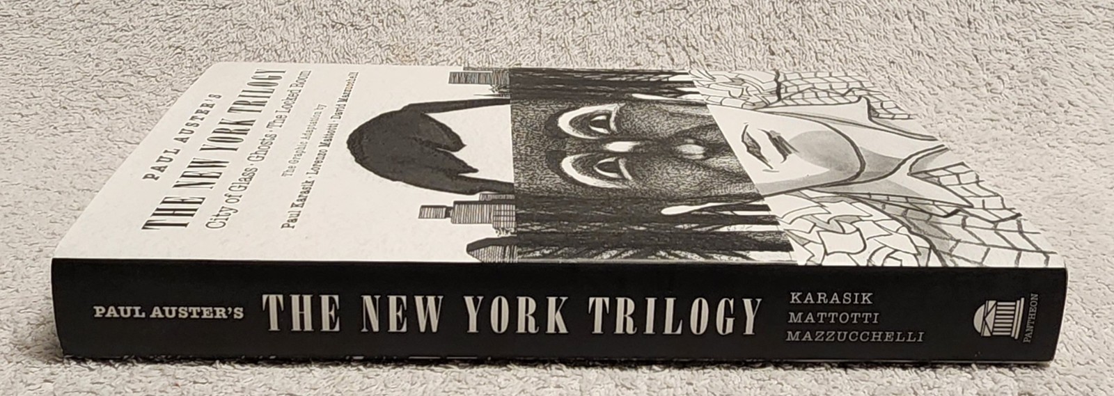 Paul Auster The New York Trilogy CITY OF GLASS Ghosts LOCKED ROOM Graphic Novel