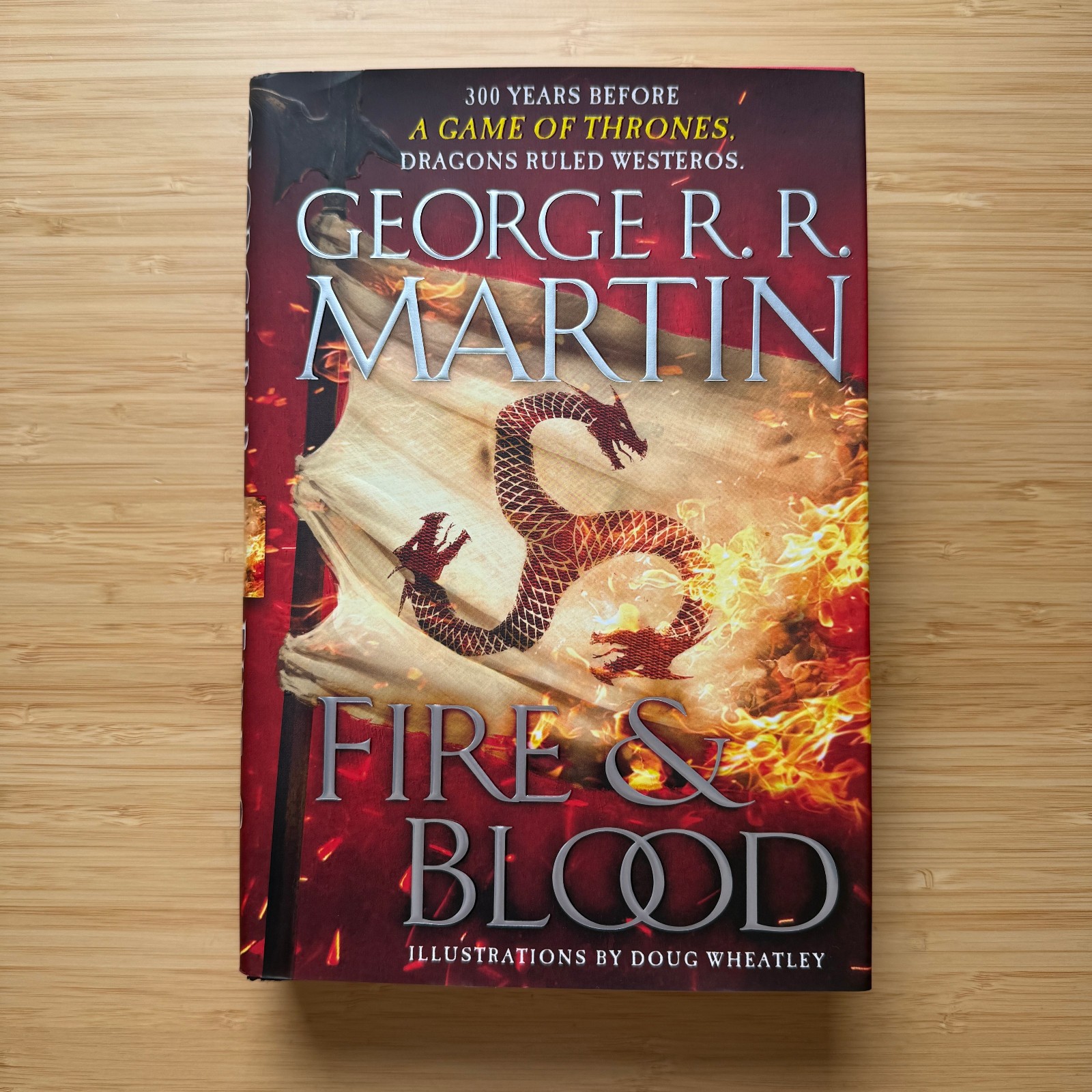 SIGNED Fire and Blood George R.R. Martin Targaryen Hardcover Illustrated NEW