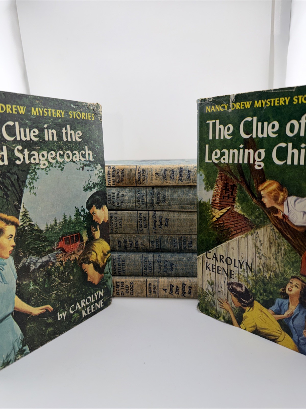Vintage Nancy Drew Books Mixed Lot of 25 Hardcover Mystery 1936 through 1966