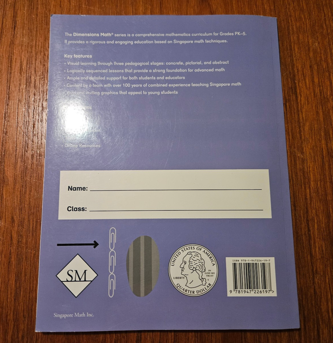 Dimensions Math Workbook 1B | Singapore Math Inc. [Paperback] [Paperback] Si…