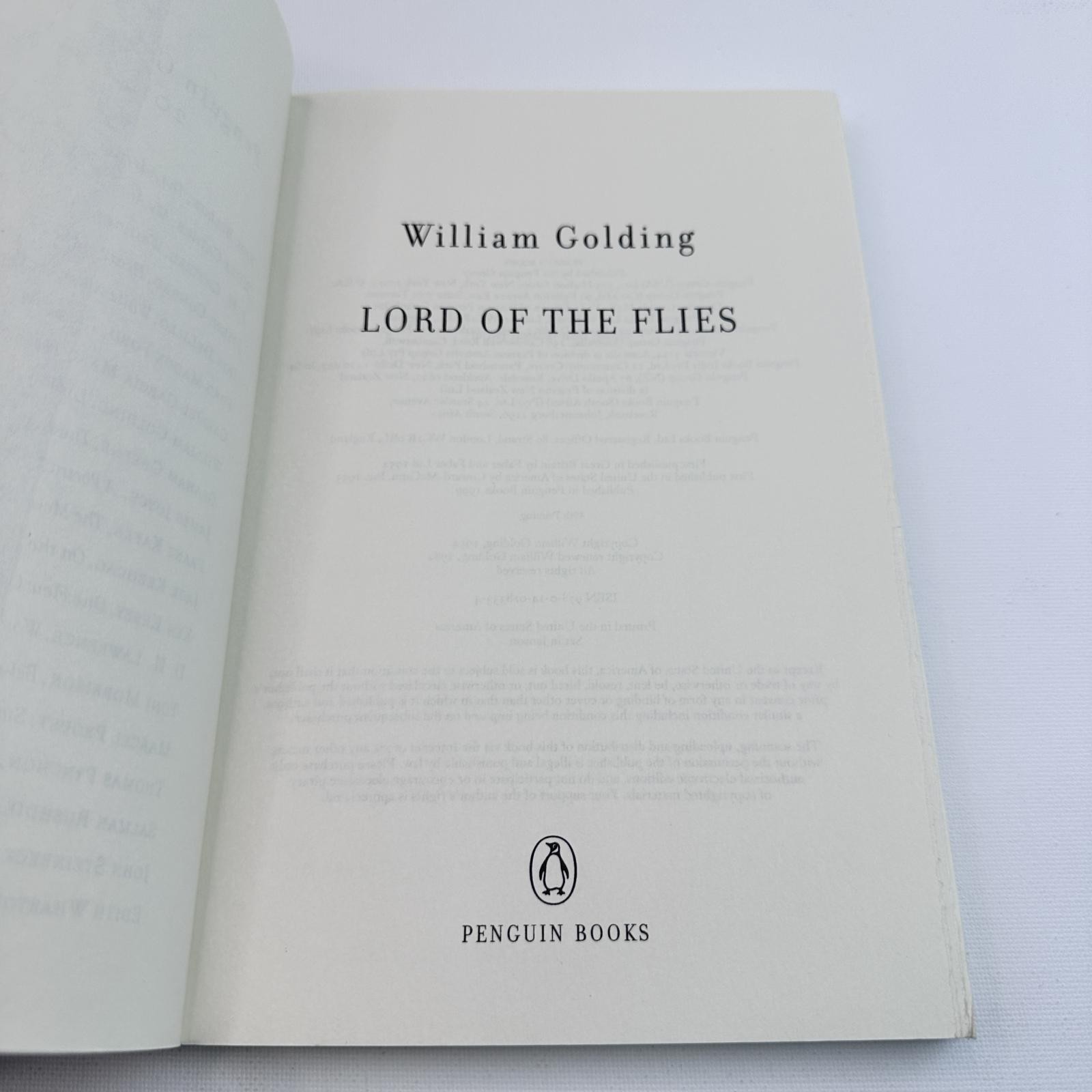 Lord of the Flies by William Golding – Penguin Great Books of the 20th Century