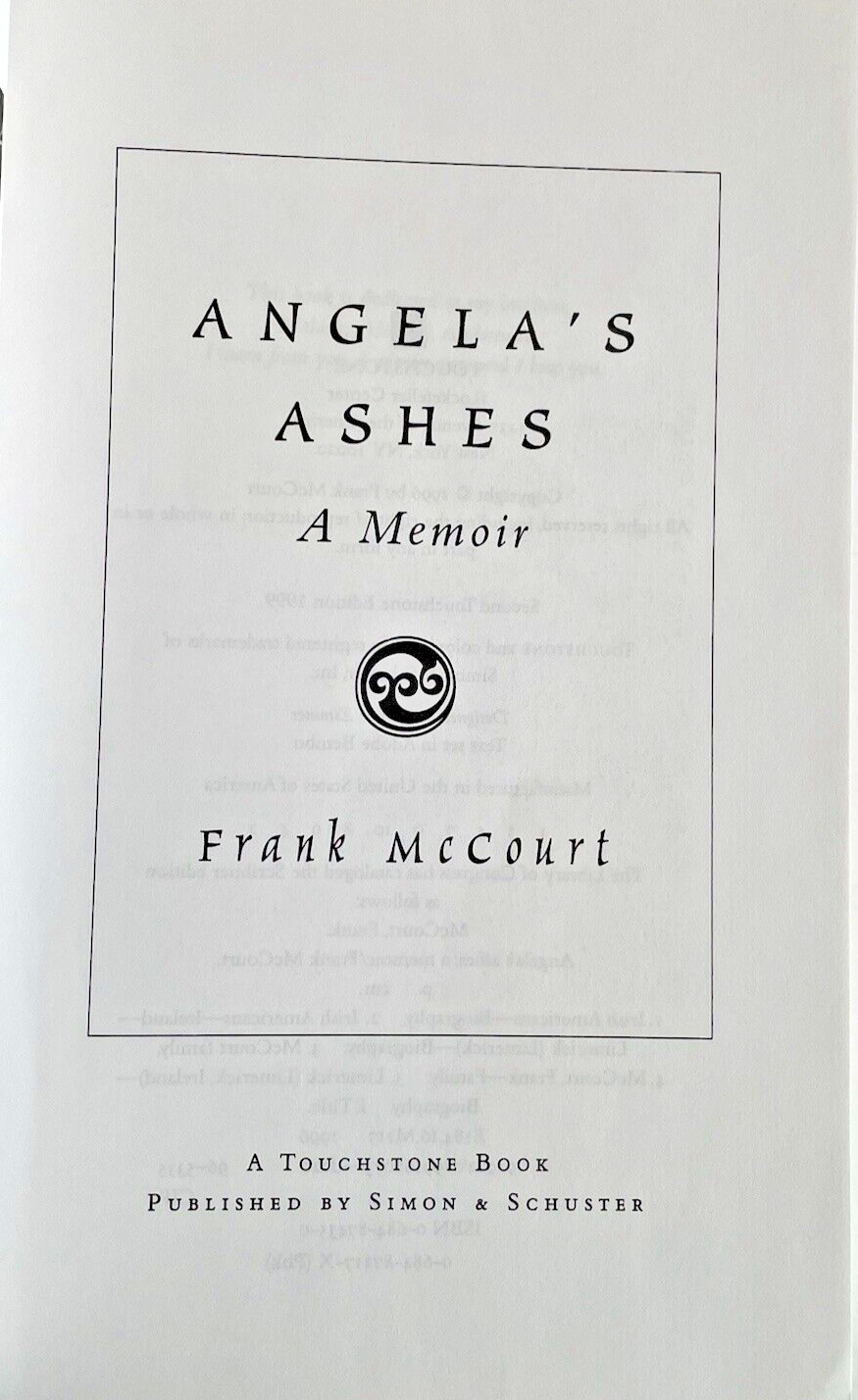 Angela’s Ashes & ‚Tis by Frank McCourt Memoirs Biography Ireland Irish Americans