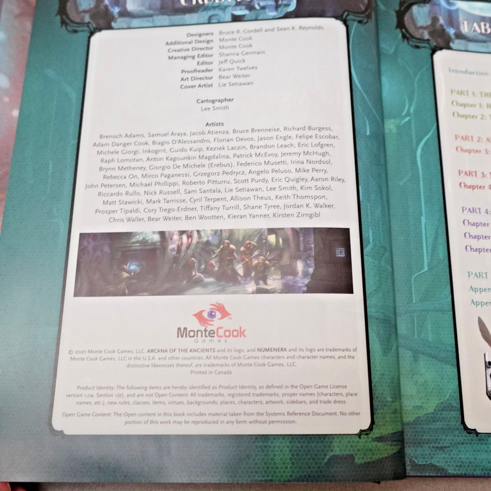 Monte Cook Fantasy RPG Arcana of the Ancients 5e Dungeons Dragons Numenera