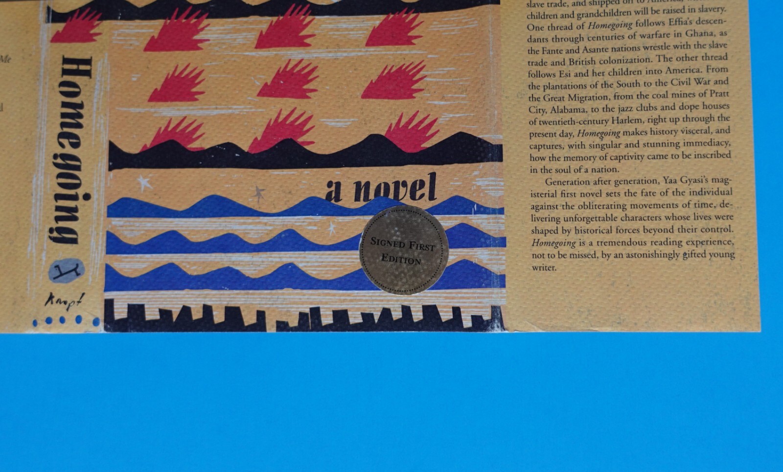 HOMEGOING BY YAA GYASI, SIGNED