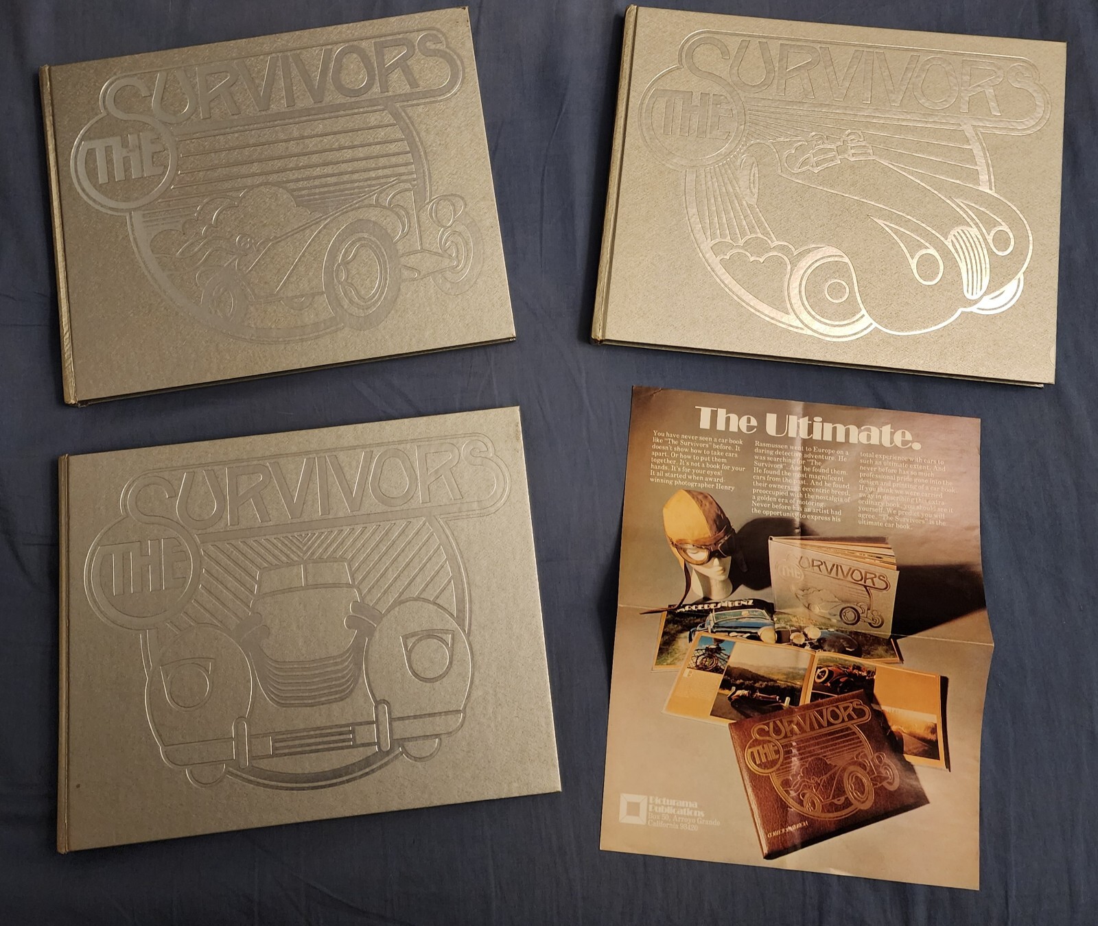 RARE! COMPLETE SET OF THREE HENRY RASMUSSEN THE SURVIVORS – ALL SIGNED EXCELLENT