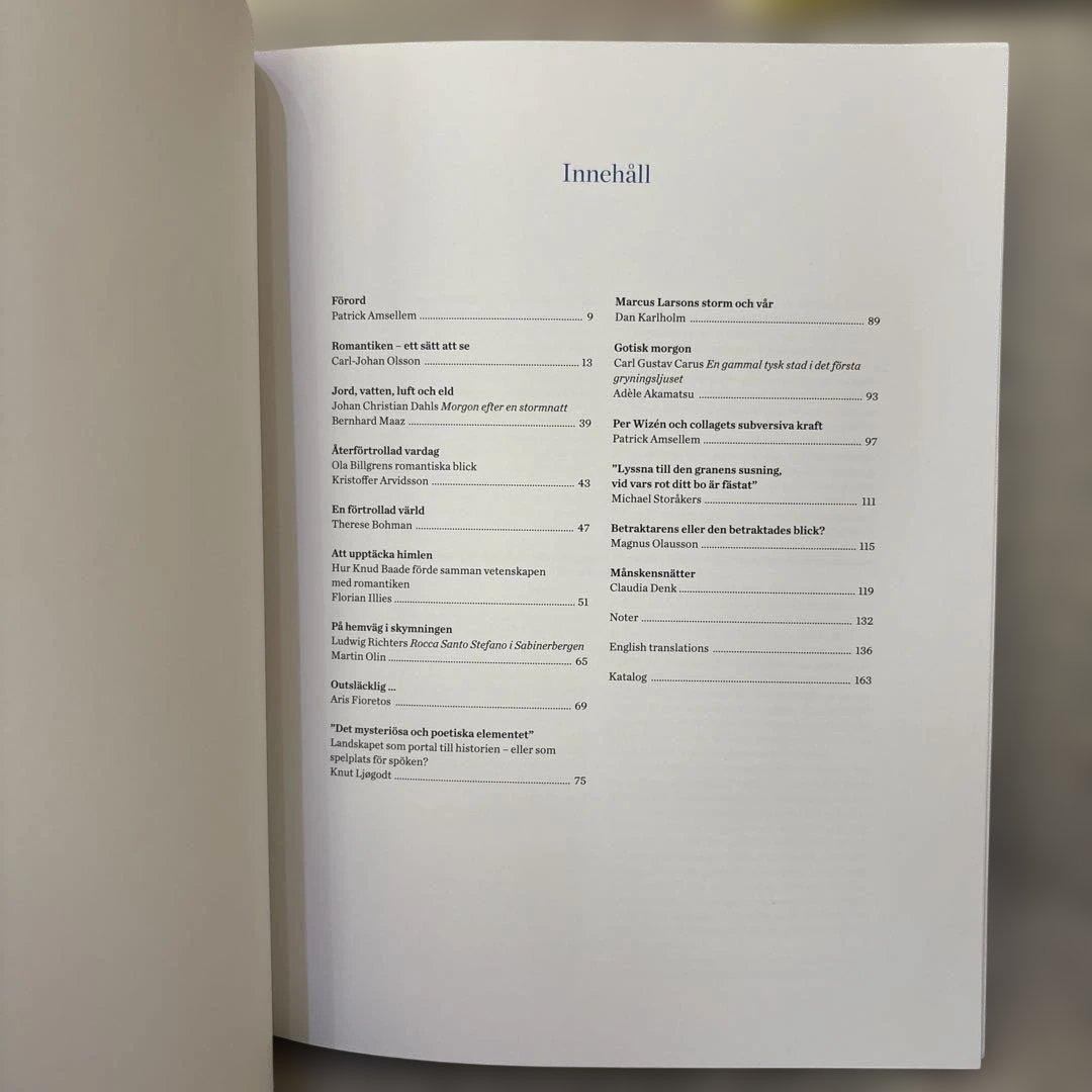 Romantiken Swedish National Gallery Catalog 2024 Art Exhibition 174 pages