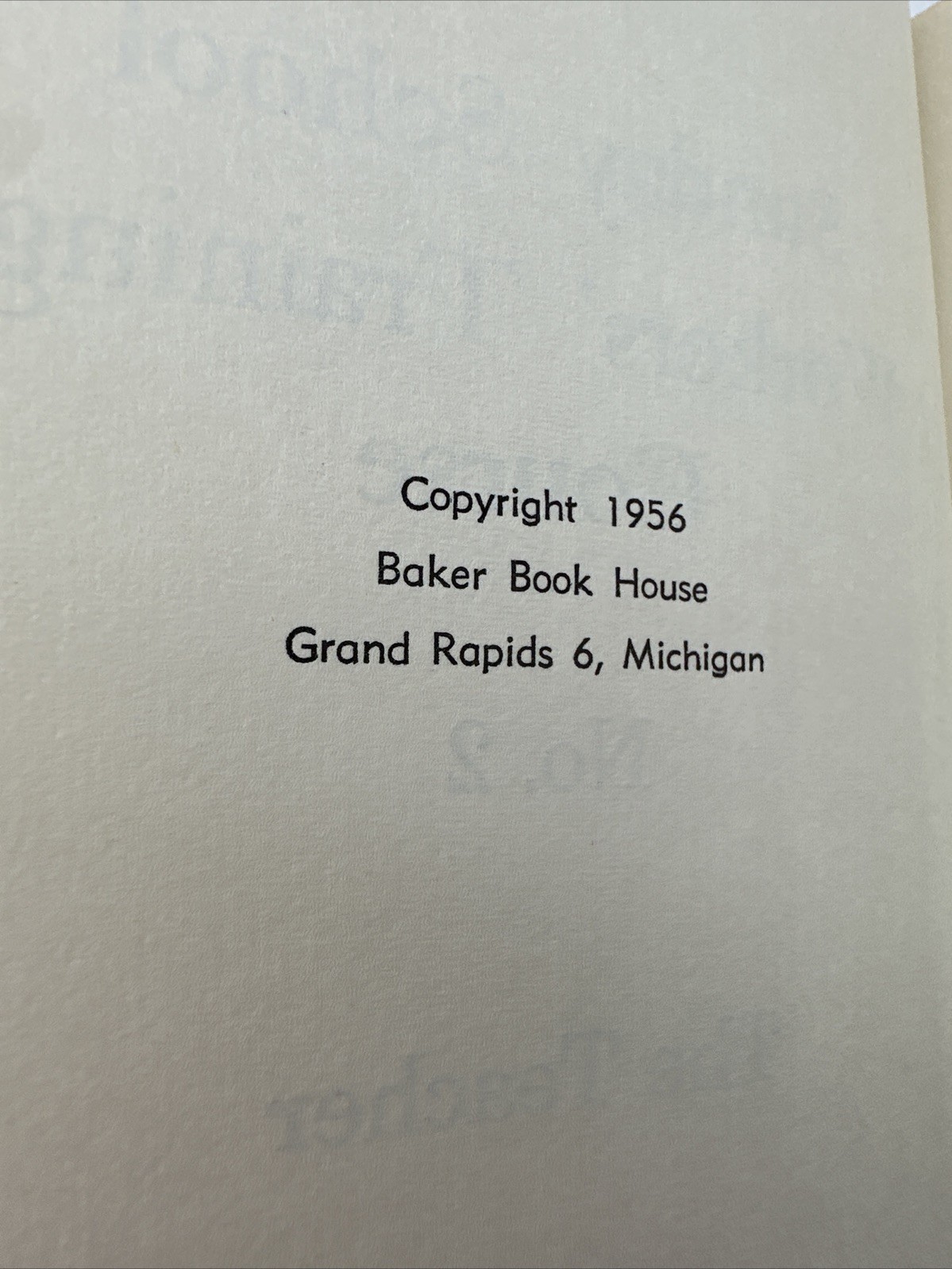 Sunday School Workers Training Course The Teacher 1959 Hardcover 101 Pages No 2