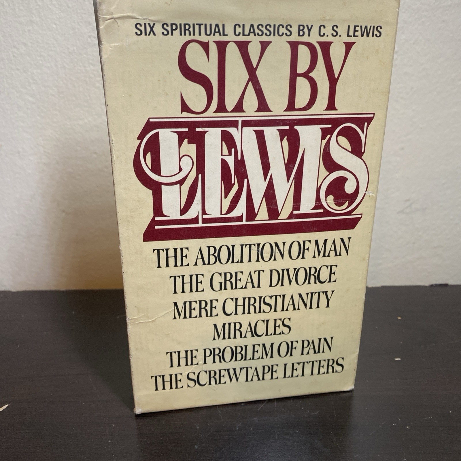 Six by Lewis by C. S. Lewis 6 PB Books BOX SET Spiritual Classics, Christianity