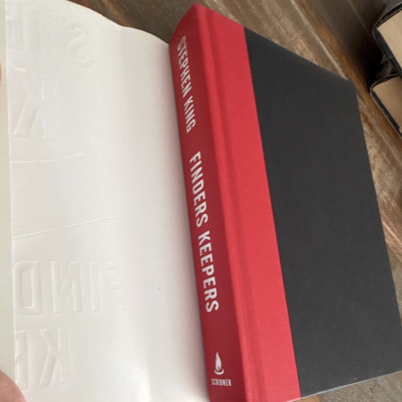 Stephen King — Finders Keepers (2015 Hardcover) 1st Edition DJ Scribner