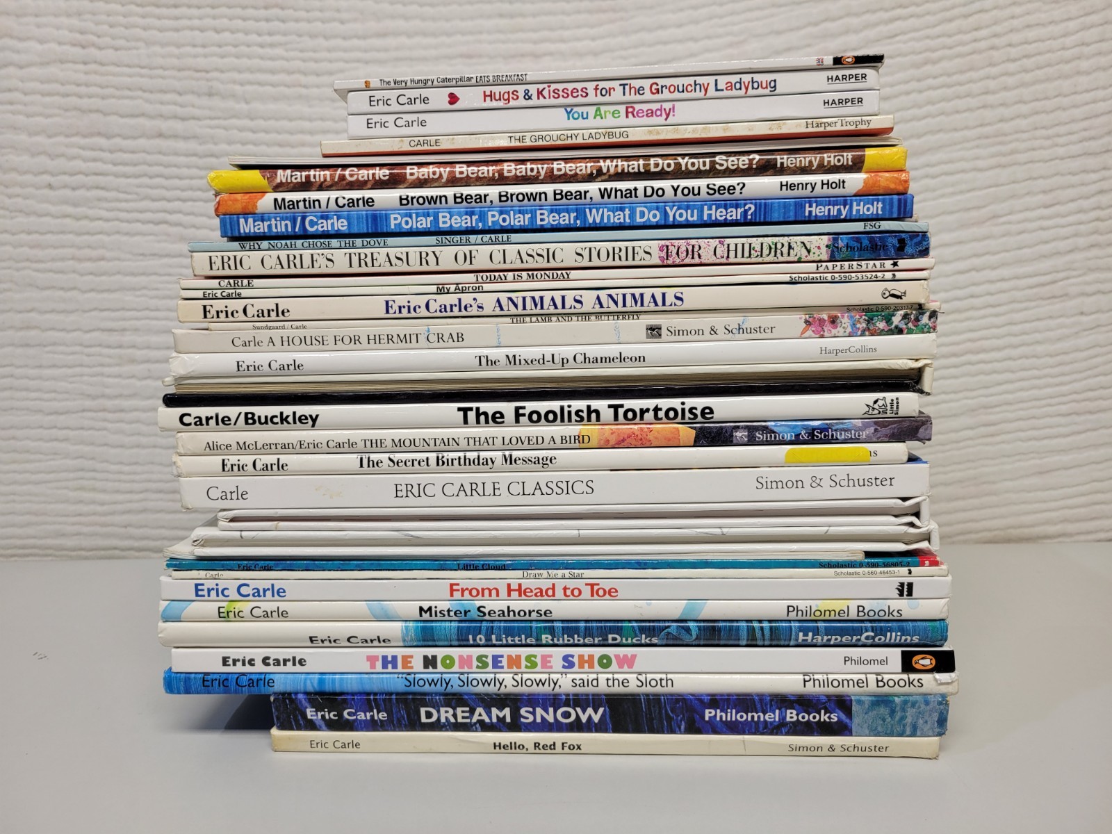 Lot of 36 Eric Carle Children’s Picture Books Paperback & Hardcover