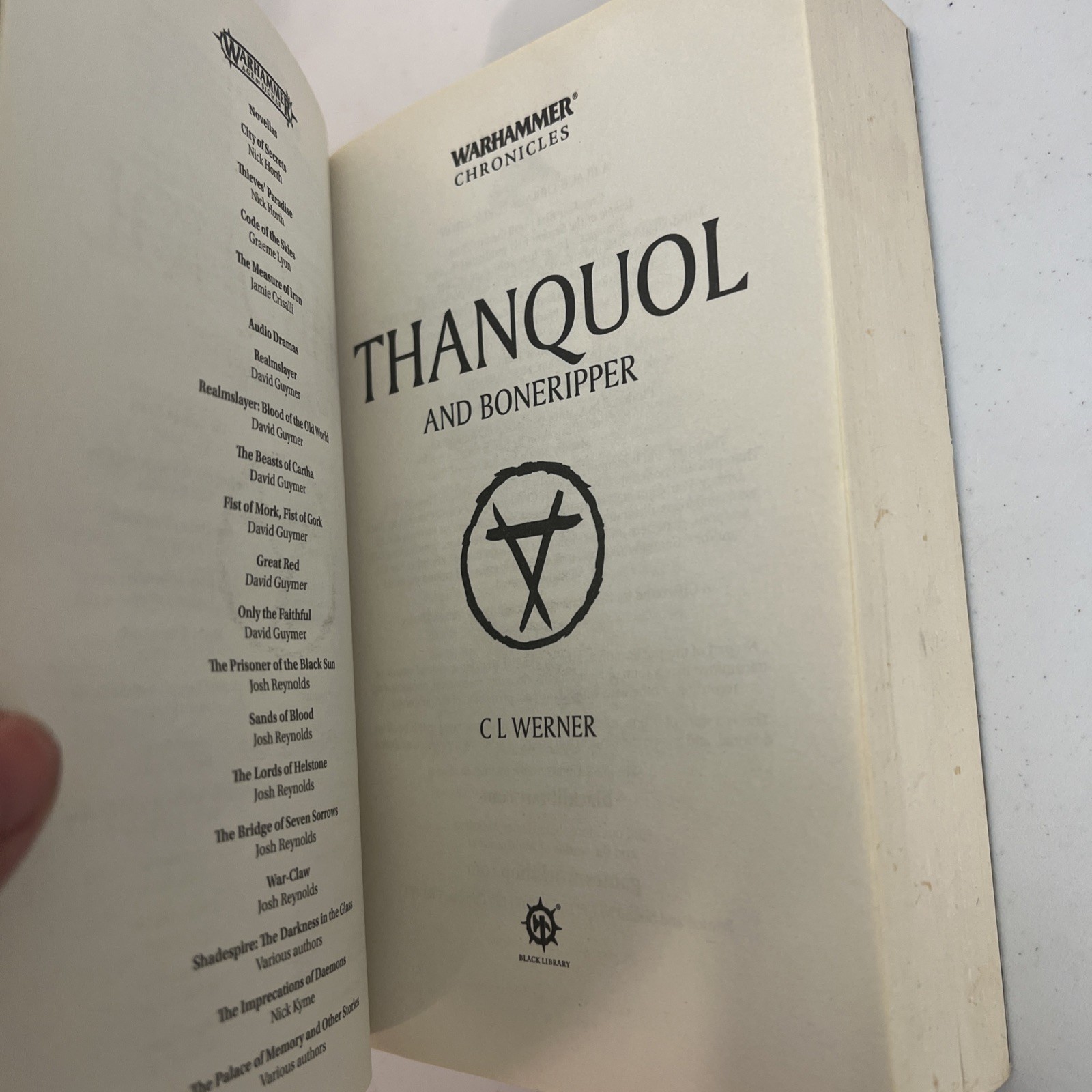 Thanquol and Boneripper – Warhammer Chronicles – C. L. Werner (Paperback)