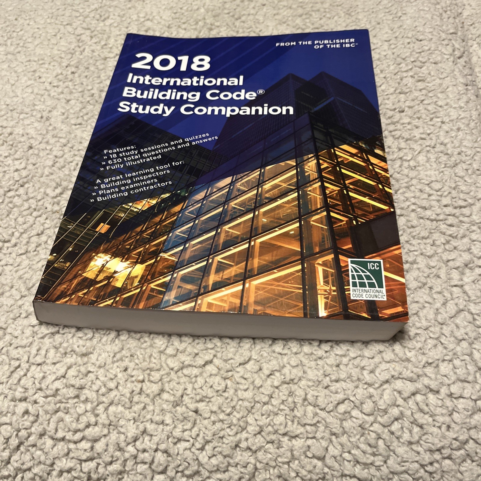 2018 International Building Code Study Companion by ICC (Trade Paperback)