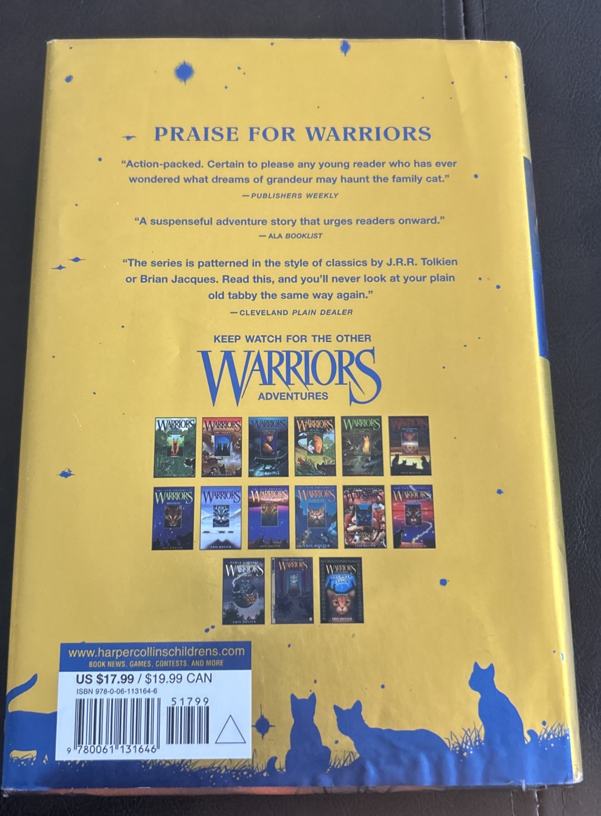 Warriors Hardcover Book Lot 9 By Erin Hunter Power Of 3, New Prophecy, Super Ed