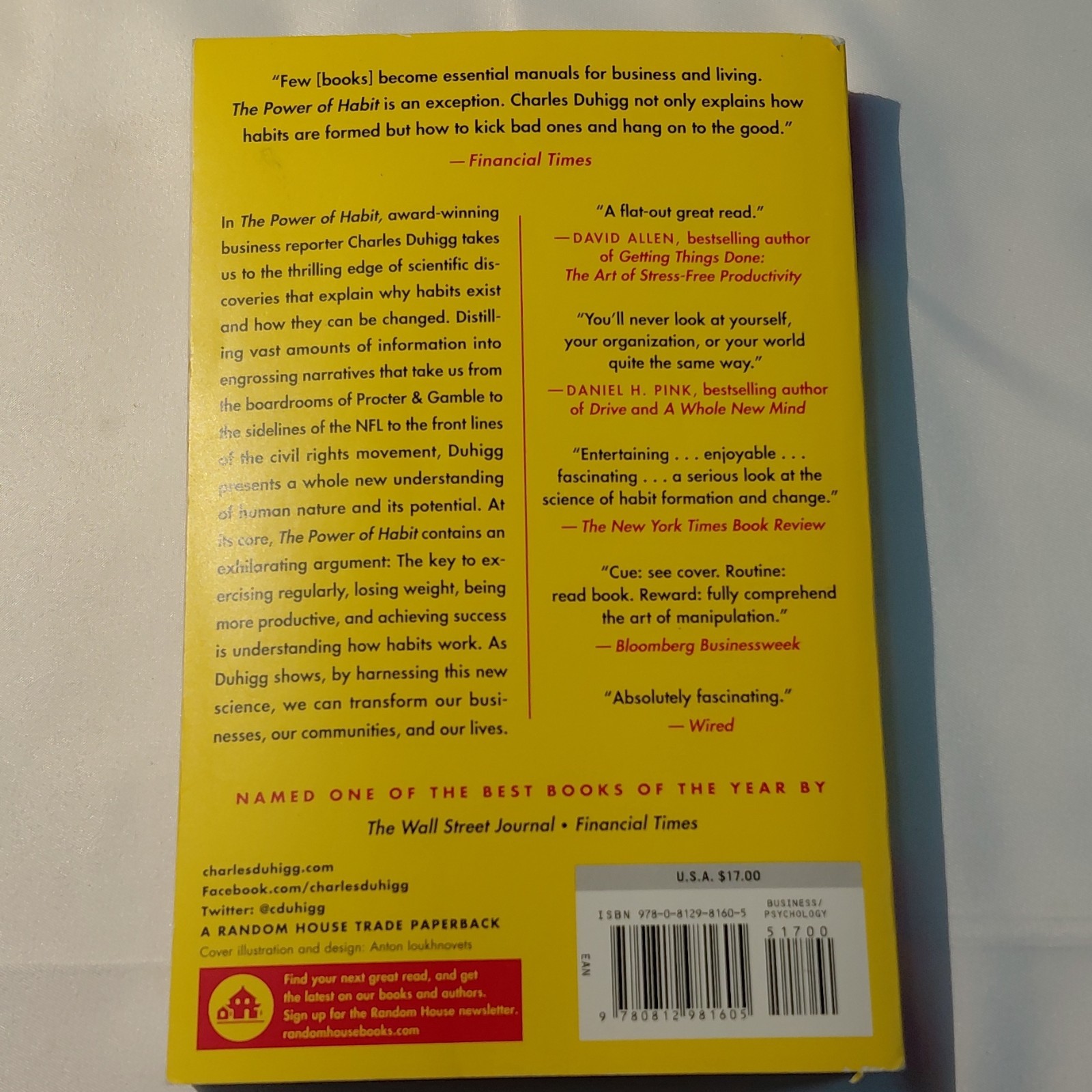 Charles Duhigg The Power of Habit Why We Do What We Do