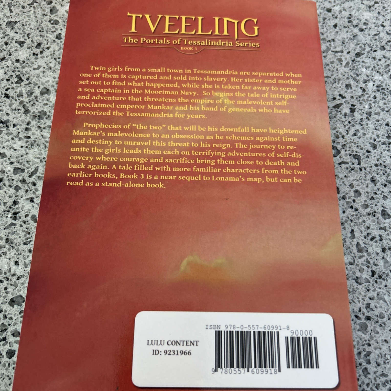 Tveeling by Frederick Faller (English) PB Book Very Good+ !