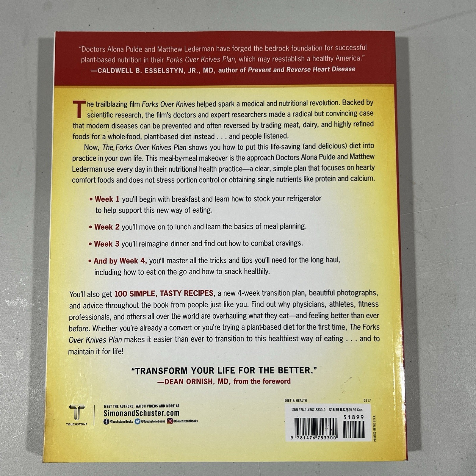 The Forks Over Knives Plan: How to Transition to the Life-Saving, Whole-Food