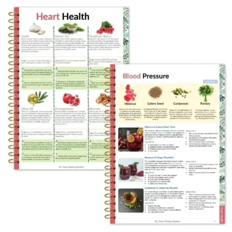 The Natural Healing Handbook – Ancient Herbal Remedies Spiral-Bound Guide