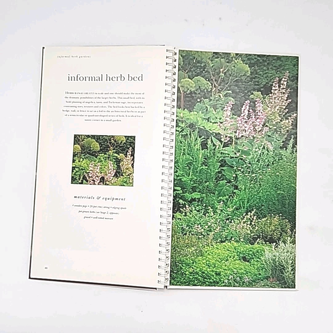 Gardening with Herbs by George Carter 1st Edition Spiral Bound Hardcover Book