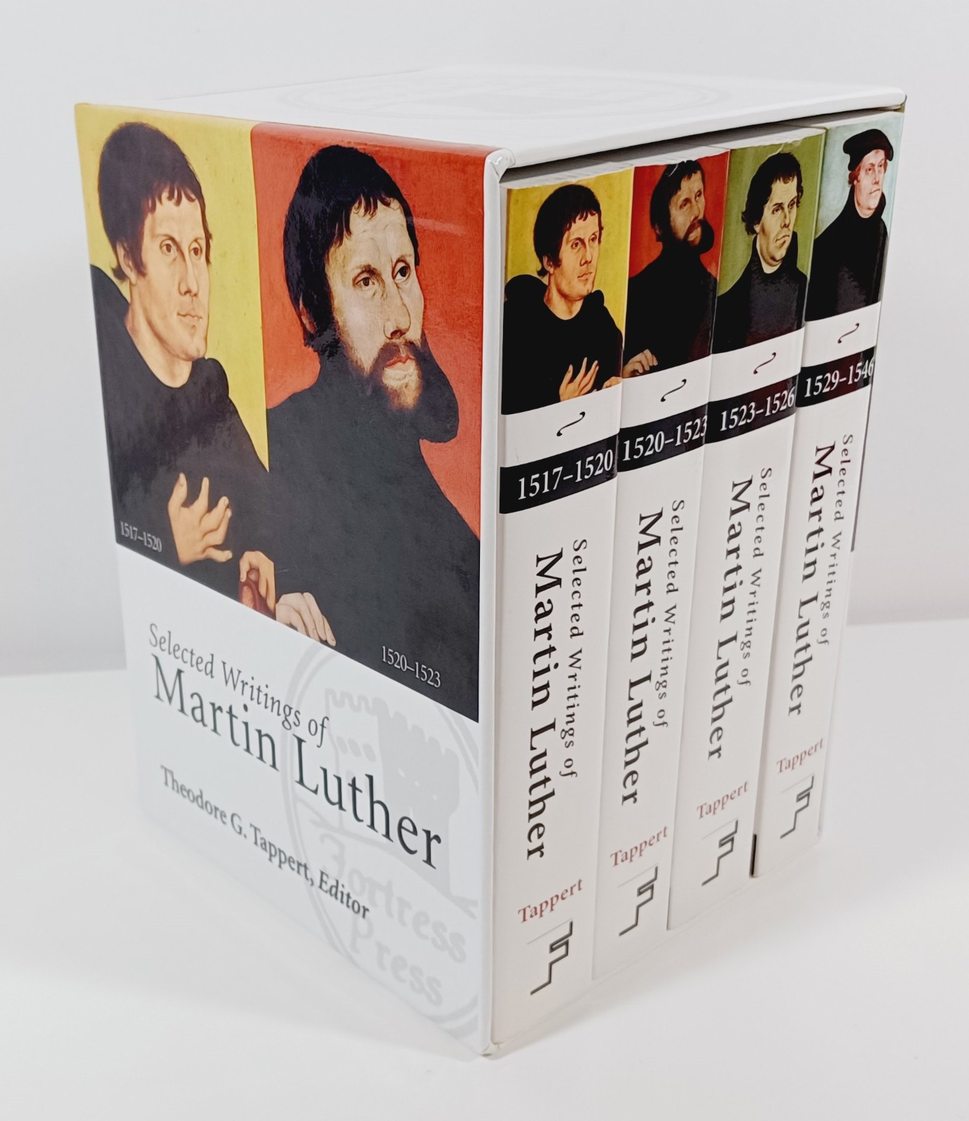 Fortress Press Selected Writings Of Martin Luther Trade Paperback Book Box Set