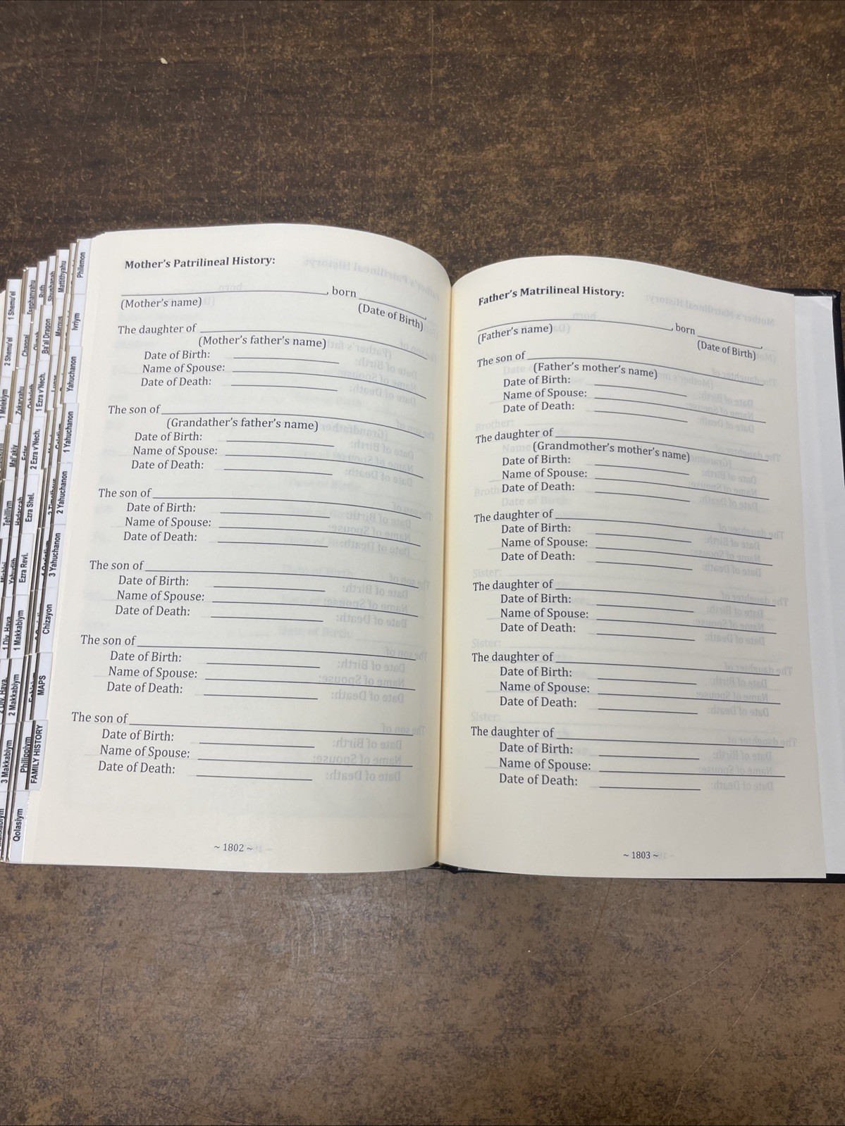 Eth Cepher Bible 3rd Edition, Rev 1 – 2018 Hardcover VG Torah Judaism Tabbed