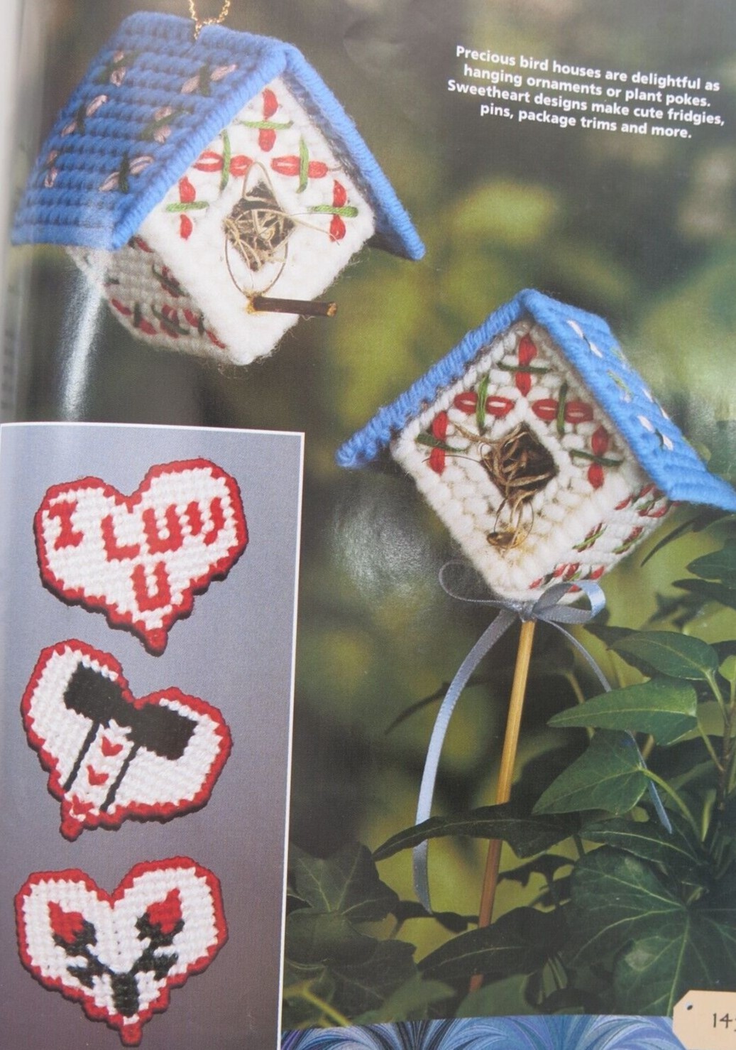Hardcover „Plastic Canvas Celebration Gifts“ Book, 160 pages for 67 DIY Gifts