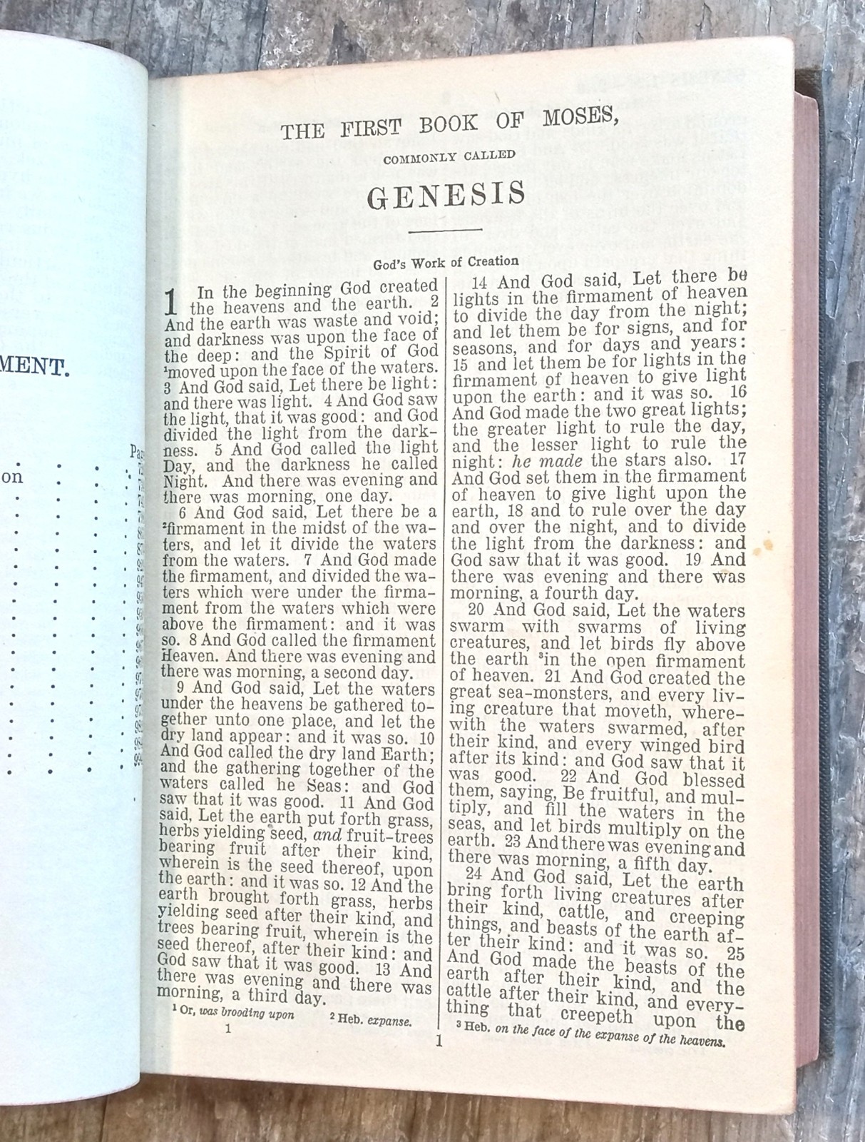Holy Bible ~1901 Vintage HC~ Nelson (American Standard Version) Israel Christian