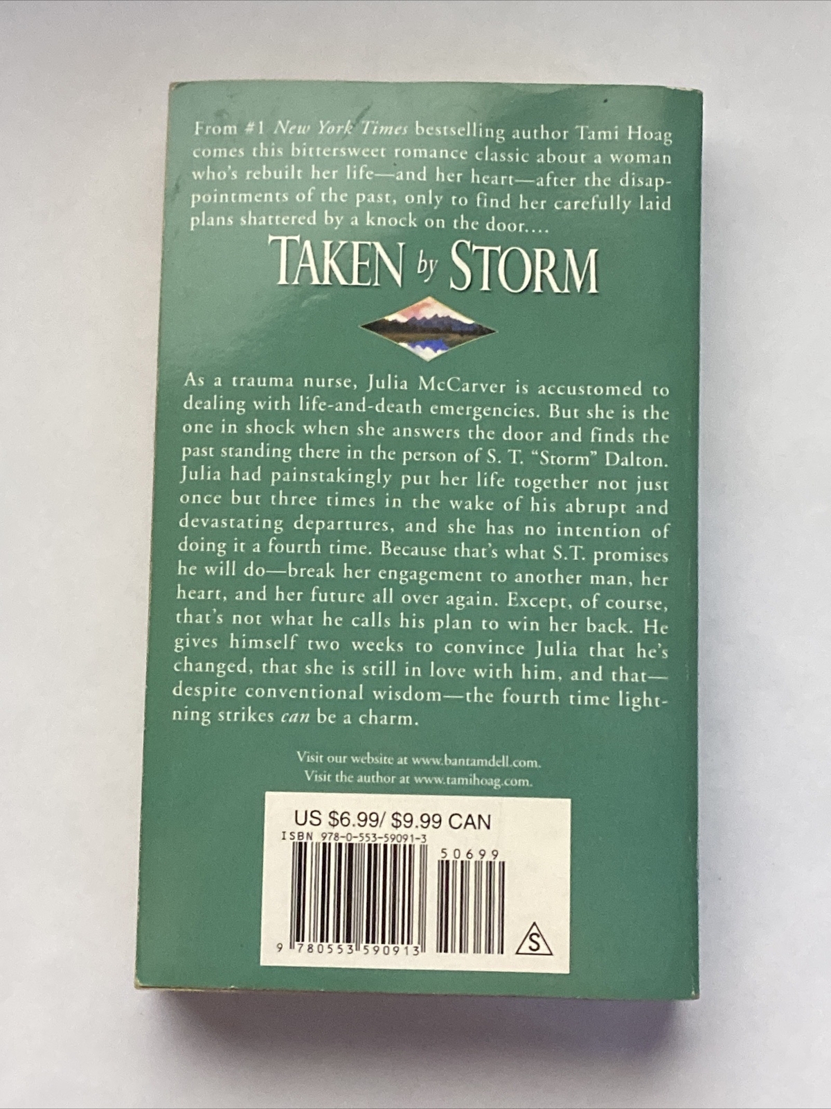 Taken by Storm; Loveswept, 532 – 9780553590913, Tami Hoag, paperback