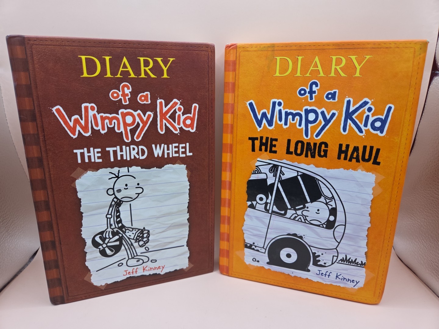 Lot of 10 Diary of a Wimpy Kid Series 9 Hardcovers & 1 PB by Jeff Kinney