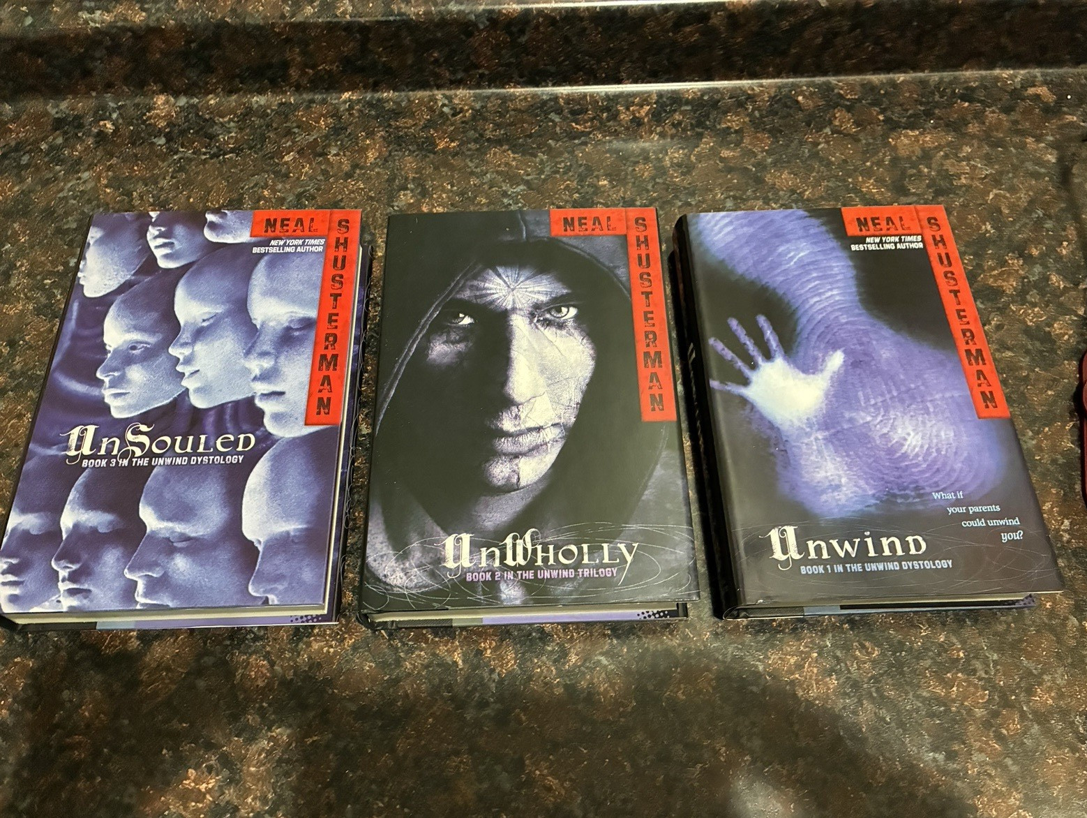 Unwind Collection Box Set: Unwind, Unwholly, Unsouled – Neal Shusterman 2013 HC